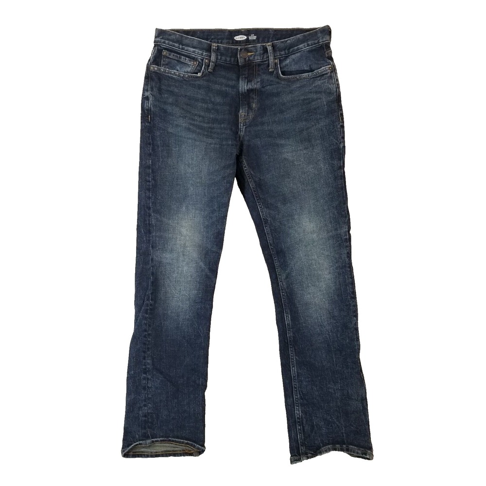 Old Navy Jeans Men 34x32 Blue Slim Straight Built-In Flex Stretch Denim Pants